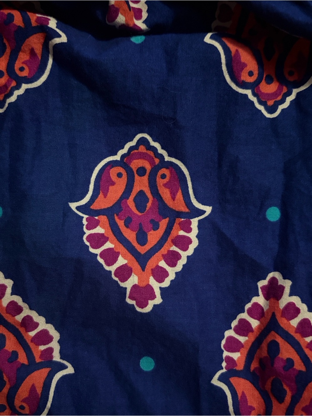 Arizona Jeans - Royal Blue Printed Skirt - Size - XLG 14/16 - Picture 2 of 5